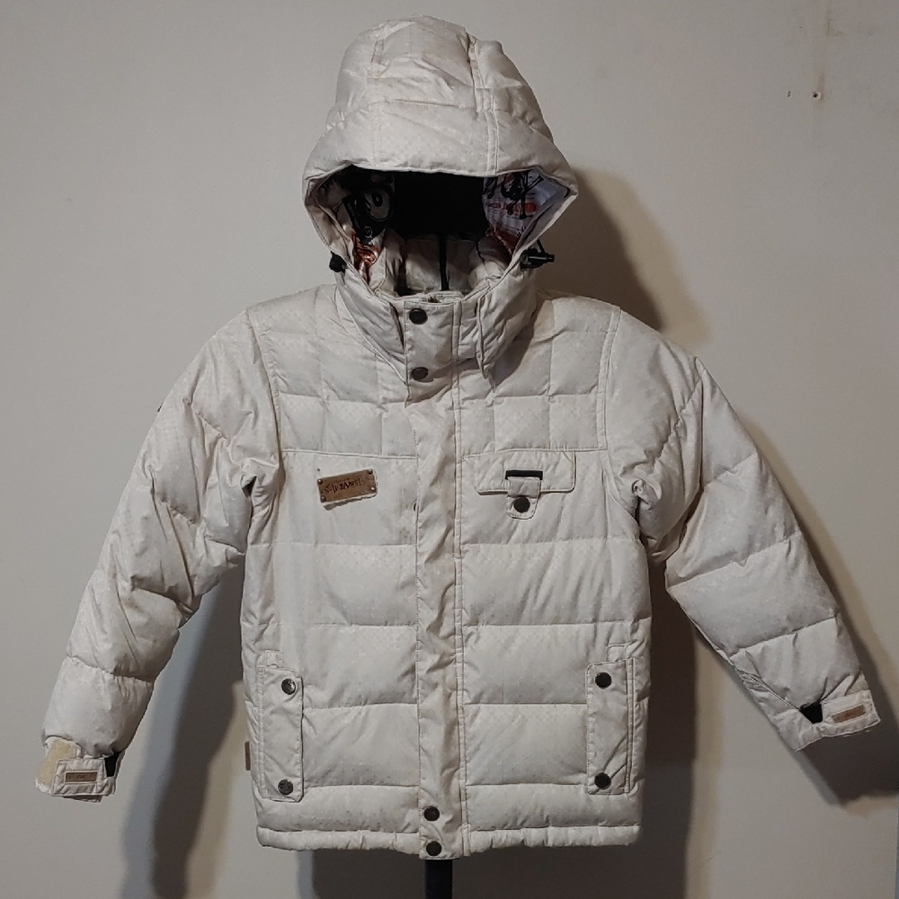 Allyance Cream Down Filled Puffer Jacket for Kids Size Medium